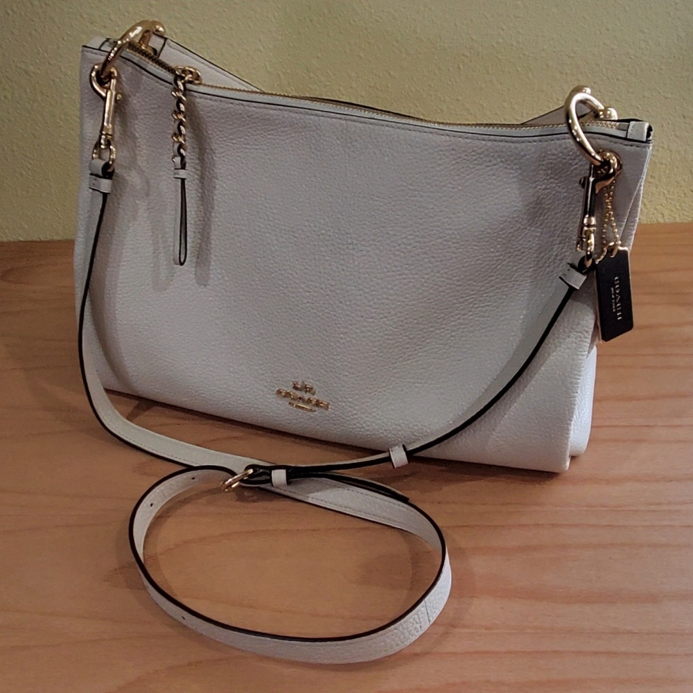 Coach Mia Pebble Leather Shoulder Bag (NWT)